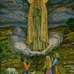 Our Lady of Fatima mosaic, Christ King Parish, Milwaukee