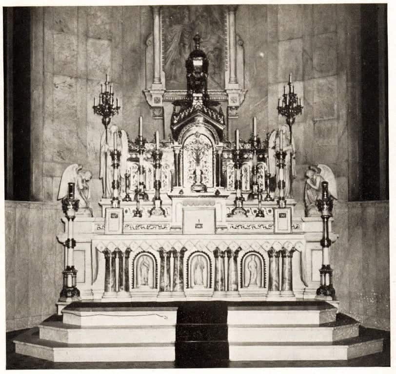 The original high altar
