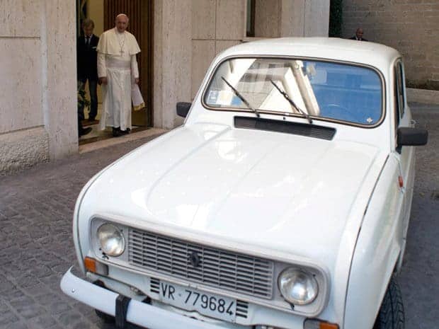 Pope Francis's new car