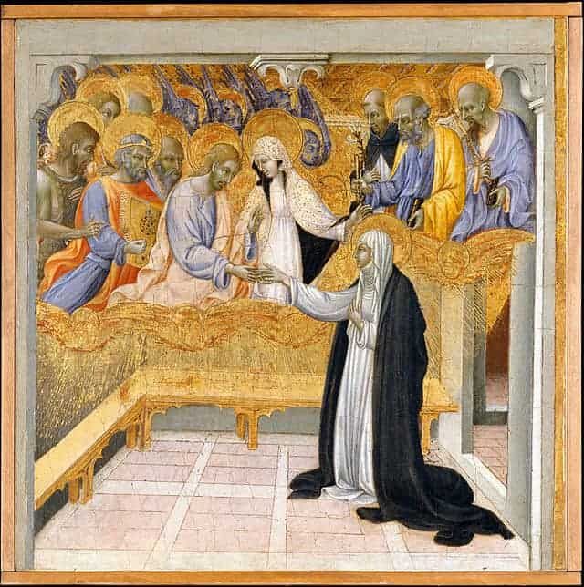Giovanni di Paolo, The Mystic Marriage of Saint Catherine of Siena