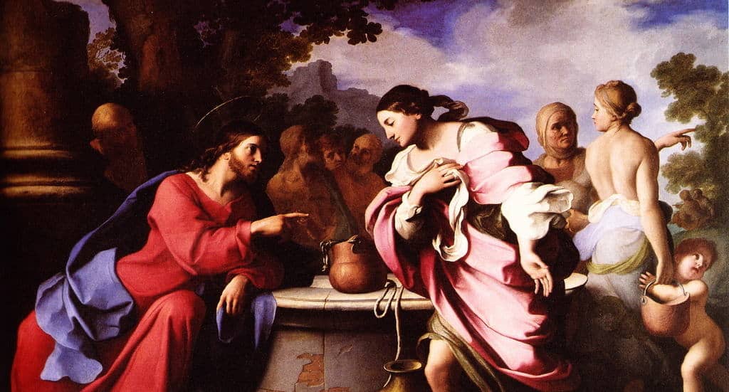 Christ and the Samaritan Woman by Giovanni Domenico Cerrini