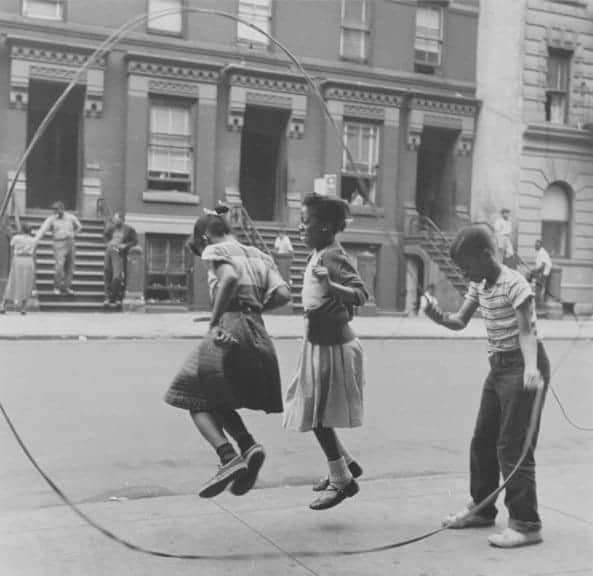 Jump Rope, New York, 1956, by Imogen Cunningham