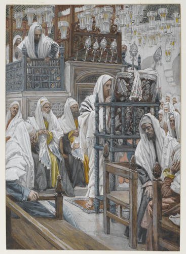 Jesus Unrolls the Book in the Synagogue, 1886-94