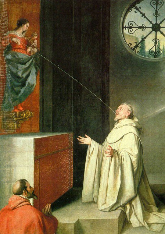The Miraculous Lactation of Saint Bernard by Alonso Cano, Spain, 1650.