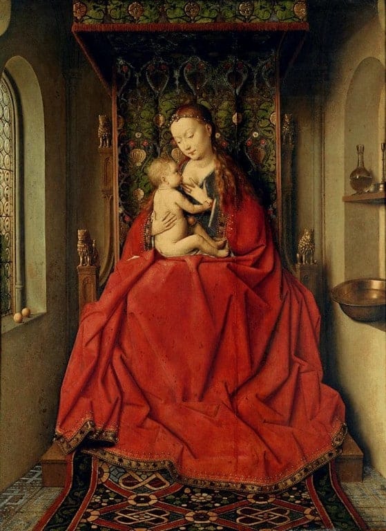 The Lucca Madonna, Jan van Eyck, 1436.