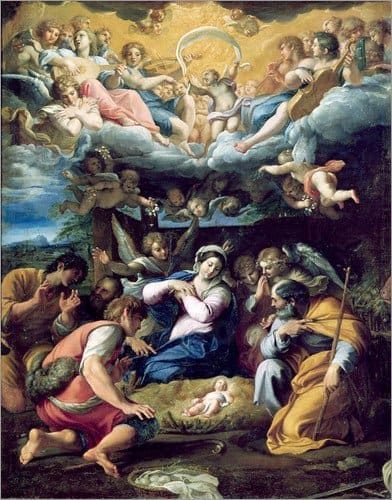 Annibale Carracci's Nativity