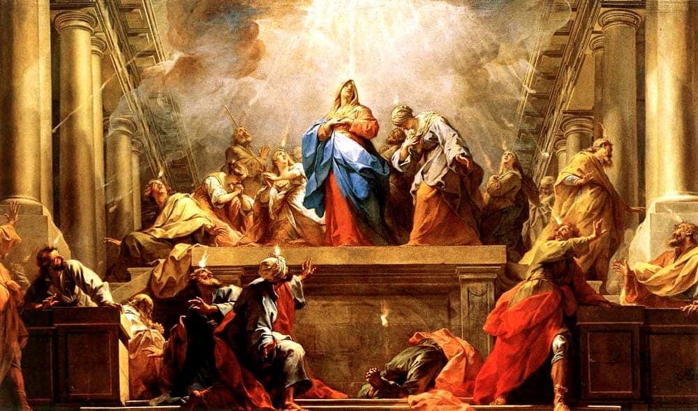 The Descent of the Holy Spirit, by Jean II Restout, 1732.