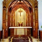 Main altar in Adoration Chapel. 